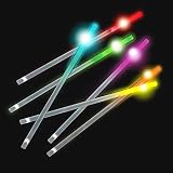 6 Glow in the Dark Glow motion drinking Straws