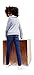 P.S. From Aeropostale Girls Medium Wash Core Skinny Jean Slim