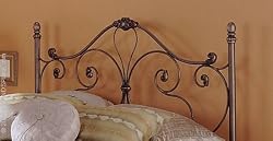 Aynsley Queen Size Headboard In Pumice/Gold Bullion Finish By Fashion Bed Group