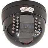 Q-See QPD308 Indoor Dome CCD Camera w/30ft Night Vision (Color)