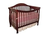 AFG Baby Furniture 4588AP The Allie 4-in-1 Crib - Pecan