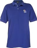 Kansas Jayhawks Blue Classic Pique Stainguard Polo Shirt