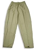 Mulberribush - Girls Linen Pants, Wheat