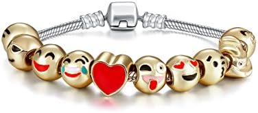 Emoji Bracelet - The Original 18k Gold Plated Charm Bracelet (18)