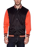 Urban Classic Chaqueta (Negro / Rojo)