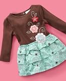 Flapdoodles Baby Girl Ruffle Dress