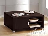 Contemporary Espresso Finish Coffee / Cocktail Table by Acme