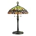Quoizel Green Dragonfly Tiffany 2 Light Table Lamp