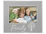 Malden Family Bubble Tree 2-Tone Silver Frame, 4 by 6-Inch