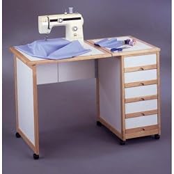 Sewing Cart with Extension Table