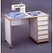 White and Natural Sewing Table - Homestyles 5923-93