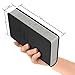 DOSS Cloud Book Wireless Portable Bluetooth 4.0 & Wi-Fi Straming Music speaker,support Pandora,Spotify,iHeart,Tuneln,Multi-room play,Built-in rechargeable battery,handsfree,12 hours play[Color:Black]