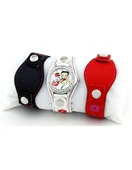 Betty Boop #BB-W376CS Multi Changeable Strap Set Watch