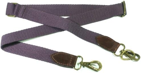 Purple Cotton Straps for Tote Bag with Wide 3 Cm Long 120 Cm.