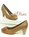 s.Oliver Damen Leder Pumps cognac