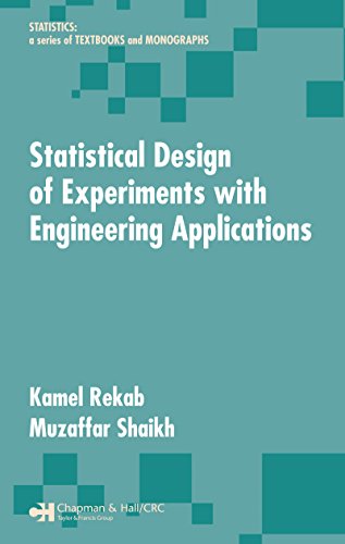 Statistical Design of Experiments with Engineering Applications (Statistics:  A Series of Textbooks and Monographs)