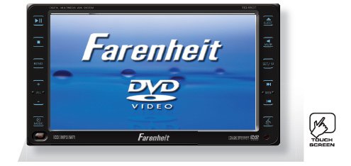 Farenheit TID650 / TID-650 / TID-650 6.5 Touchscreen Double Din Am/fm/dvd Ghost Design