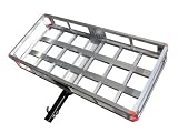 500 Lb Hitch Mount Hual Aluminum Cargo Carrier Basket (ALUMCARGOCARRIER#92655)