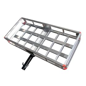500 Lb Hitch Mount Hual Aluminum Cargo Carrier Basket (ALUMCARGOCARRIER#92655)