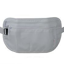 Alpine Swiss Travel Wallet Waist Bag Under Clothing Secure Stash Fanny Pack WHT

