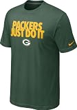 Green Bay Packers Green Nike Just Do It T-Shirt