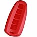 KeyGuardz Red Rubber Keyless Entry Remote Key Fob Skin Cover Protector