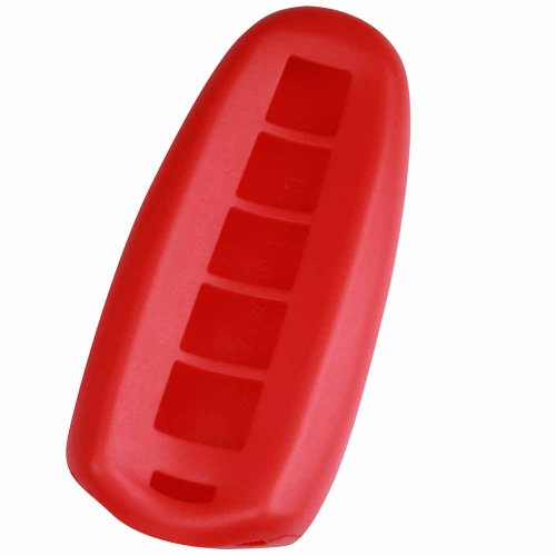 KeyGuardz Red Rubber Keyless Entry Remote Key Fob Skin Cover Protector