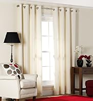Metallic Texture Eyelet Curtains