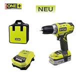 RYOBI 18V ONE+ Akku- Bohrschrauber RCD18021L, inkl. 1 Li-Ion Akku 1,4Ah