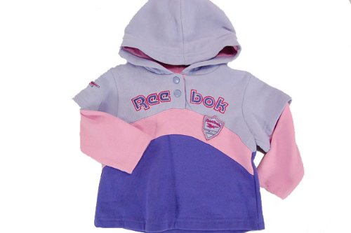 External hard drive:Reebok Pullover Jacket - Girl's Purple/Pink 18 Months