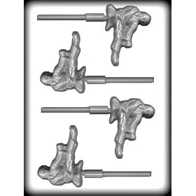 Buy 3 karate guy sucker Hard Candy Mold: 3 Count by CKP now!