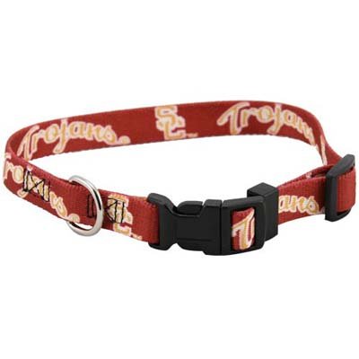 USC Trojans Dog Collar Small 10