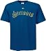 Seattle Mariners Majestic Cooperstown Wordmark T-ShirtMedium