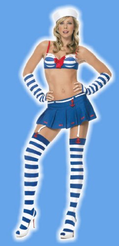 Sexy Sailor Costumes Lingerie Outfit