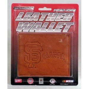 MLB San Francisco Giants Brown Leather Wallet - Authentic MLB Licensed Product at Amazon.com