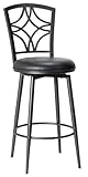 Hillsdale Melbourne 26-Inch Swivel Counter Stool , Dark Coffee Finish with  ....