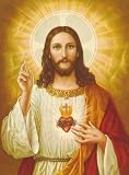 Kunstdruck Poster: Anonymous "Hl. Herz Jesu" 19 x 26