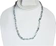 Romantic Valentine Gift Mossagate Gemstone Necklace 17 inches (pgem034)