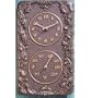 Acnathus Thermometer and Clock Combo Fr Bronze