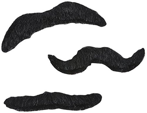 Rhode Island Novelty Adhesive Mustache Set