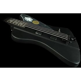 Epiphone Nikki Sixx Signature Blackbird Bass Guitar, Pitch Black