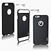 iPhone 6 Plus Case iPhone 6s Plus Case Vomach Armor Defender Dual Layer Shell Anti-scratch Shockproof Tough Cover with Bumper Best 5.5” Black