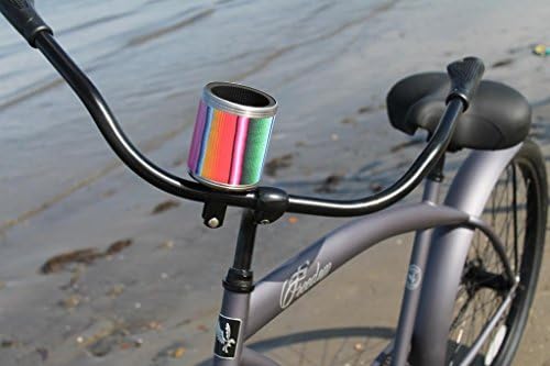 Custom Beach Cruiser Bicycle Stainless Steel Cup Holder - Urban Brick