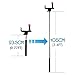 Selfie Stick,Pixstix® Extendable Bluetooth Selfie Stick with Built-in Remote Shutter for iPhone 6s, 6, 6 Plus, 5, 5s, 5c ,4- Black