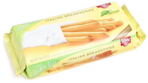 Schar Gluten-Free Italian Breadsticks, 5.3-Ounce Packages (Pack of 5)