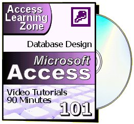 Cover image : Microsoft Access 101 Video Tutorials & eBook
