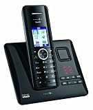 Deutsche Telekom T-Home Telefon Sinus A502 Schnurlostelefon mit Anruferkennung und Anrufbeantworter silber/schwarz