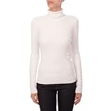 Morgan H11-Pinti.M - Pull Manches Longues - Col Roulé - Boutons aux Manches - Femme