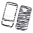 HTC G1 Google Phone T-Mobile Snap On Protector Hard Case Image Cover Silver Zebra
