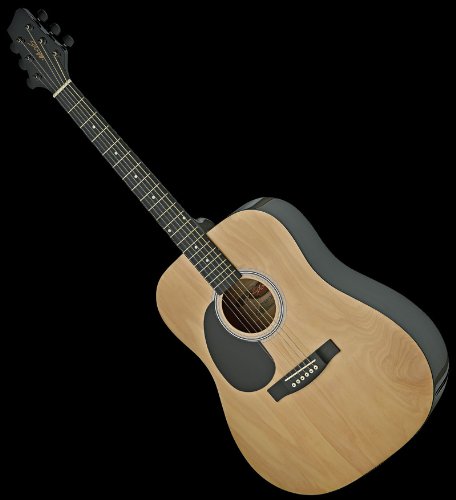 41yPNrwRS2L NEW FULL SIZE LEFT HANDED LEFTY HIGH GLOSS NATURAL QUALITY ACOUSTIC GUITAR